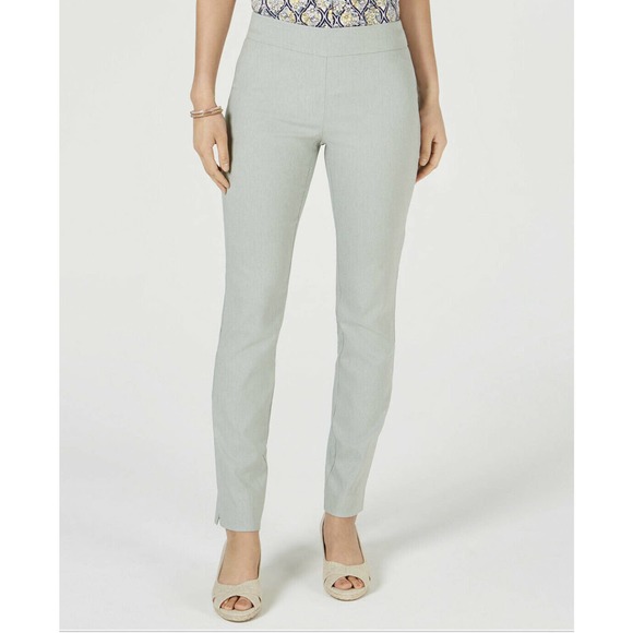 Charter Club Pants - Charter Club Skinny Leg Pants Sage 8 New
